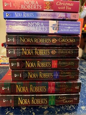 9 Nora Roberts Paperbacks